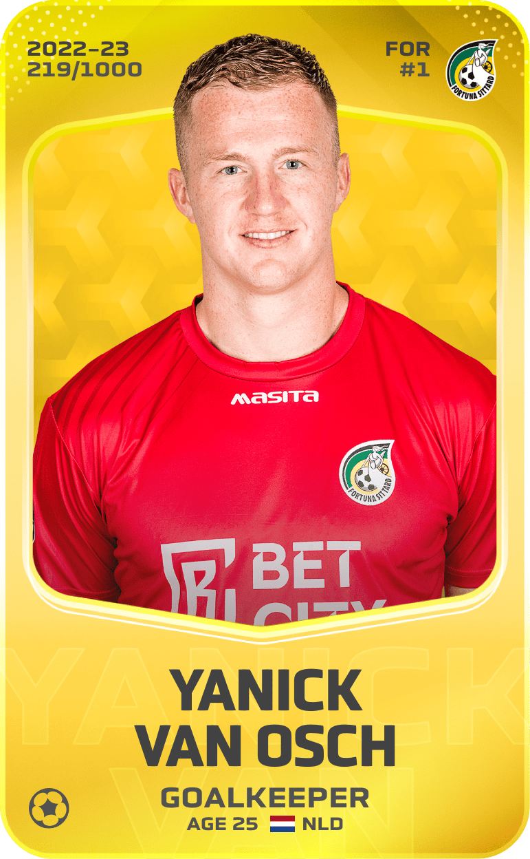 Yanick van Osch 2022-23 • Limited 219/1000