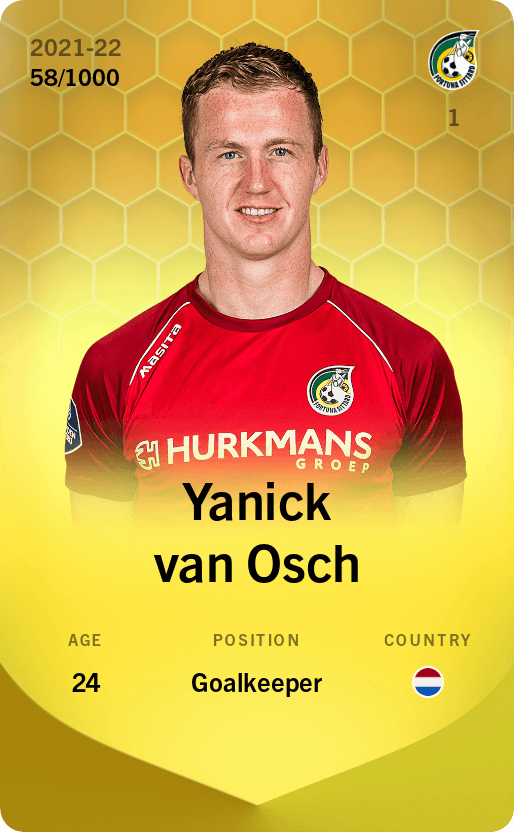 Yanick van Osch 2021-22 • Limited 58/1000