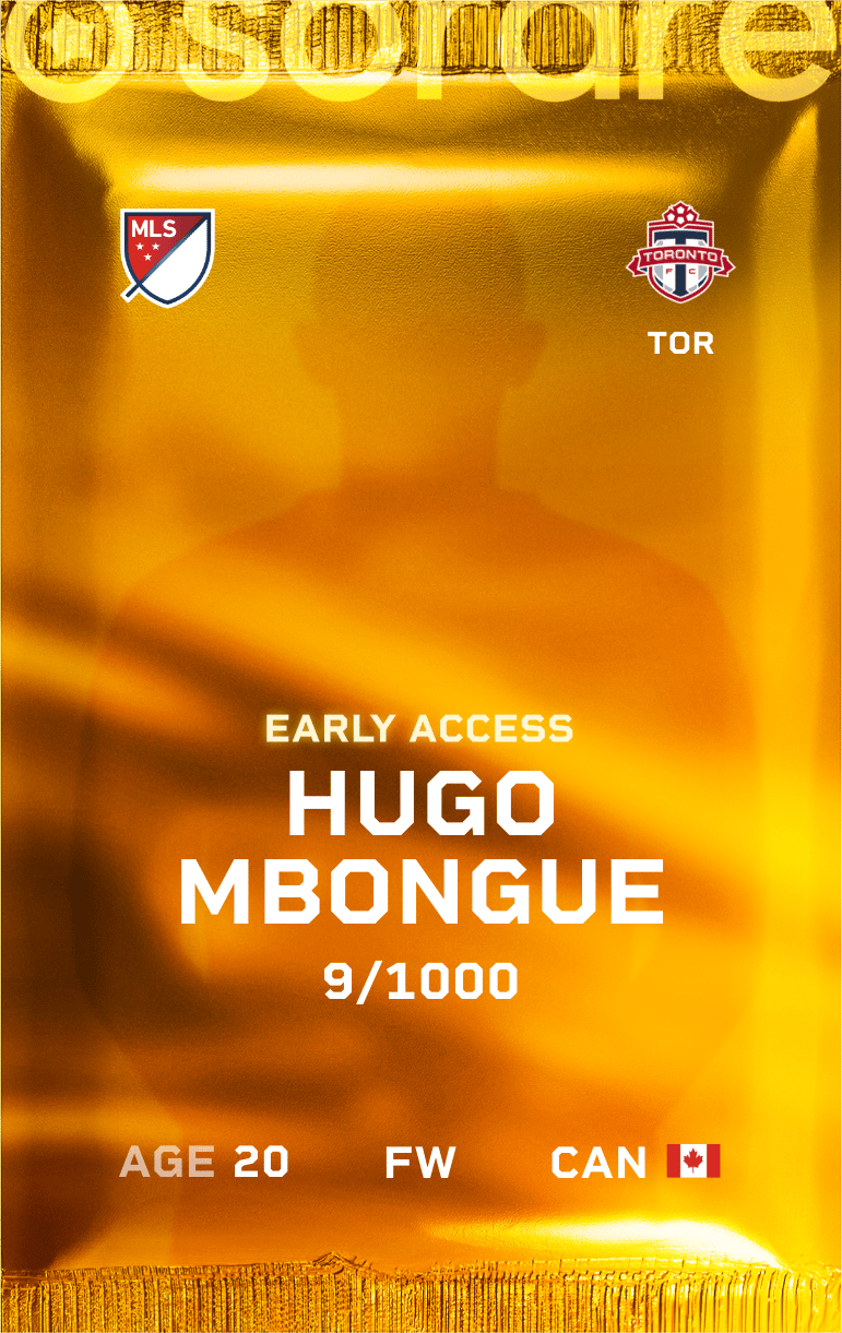 Hugo Mbongue 2025-26 • Limited 9/1000