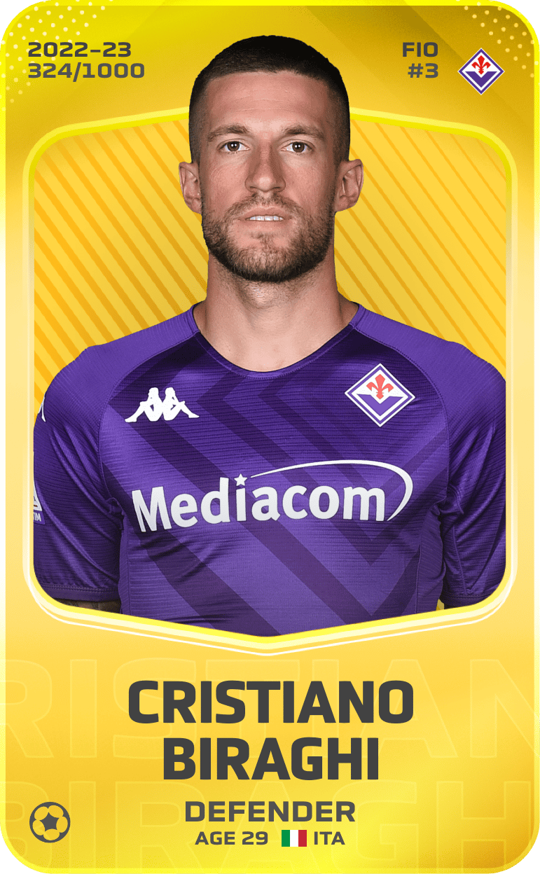 Cristiano Biraghi 2022-23 • Limited 324/1000