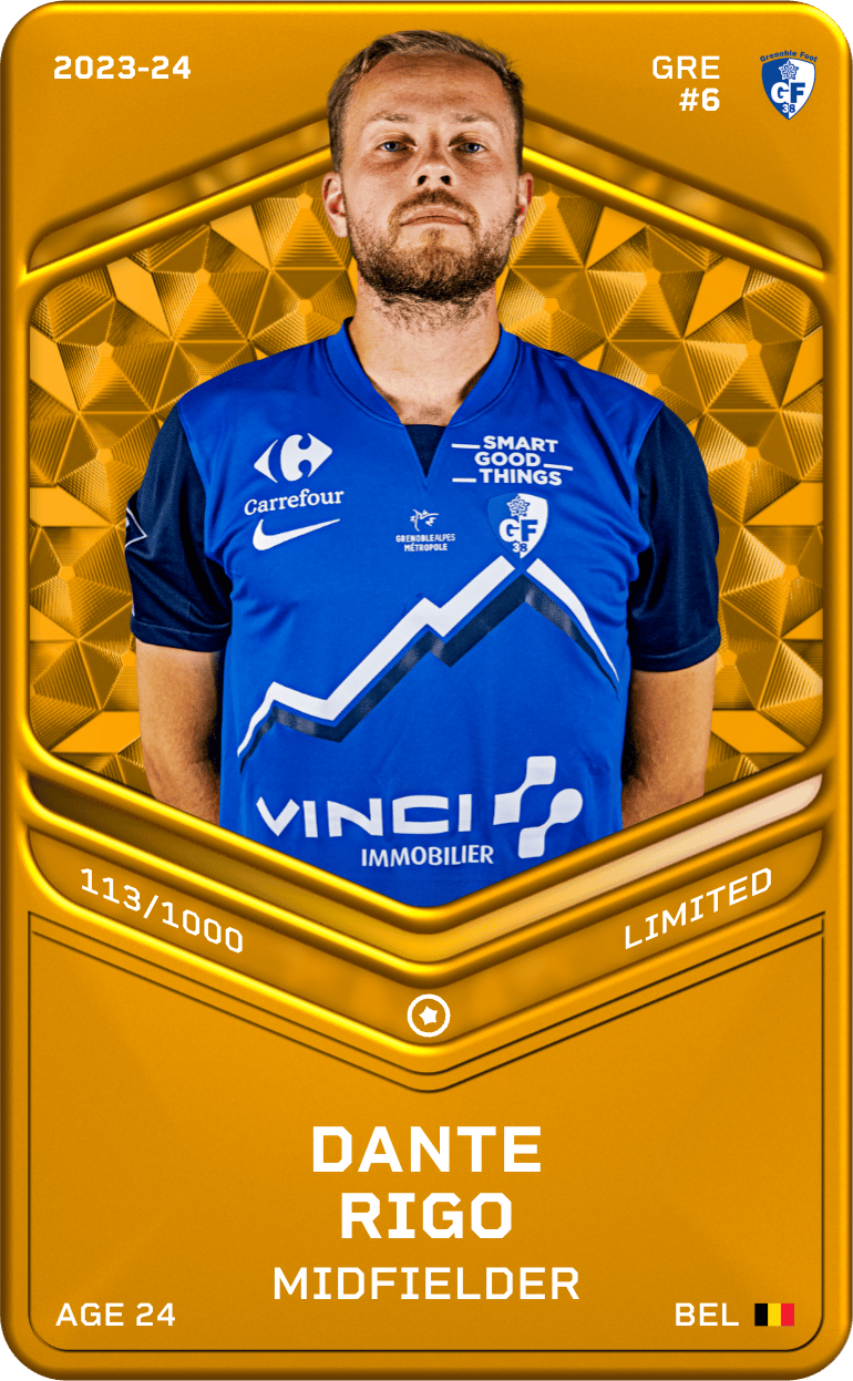 Dante Rigo 2023-24 • Limited 113/1000