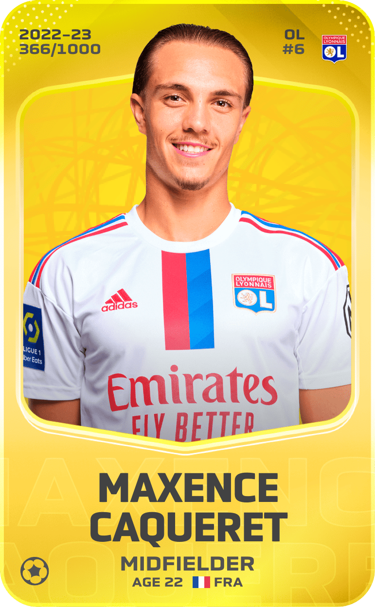 Maxence Caqueret 2022-23 • Limited 366/1000