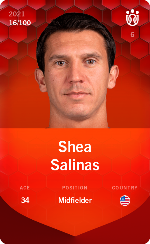 Sorare - Sorare Official - Shea Salinas 2021-22 • Rare 16/100 - NFT # 103272599870927521266834834918944699922981525086074018717161157205771584433833