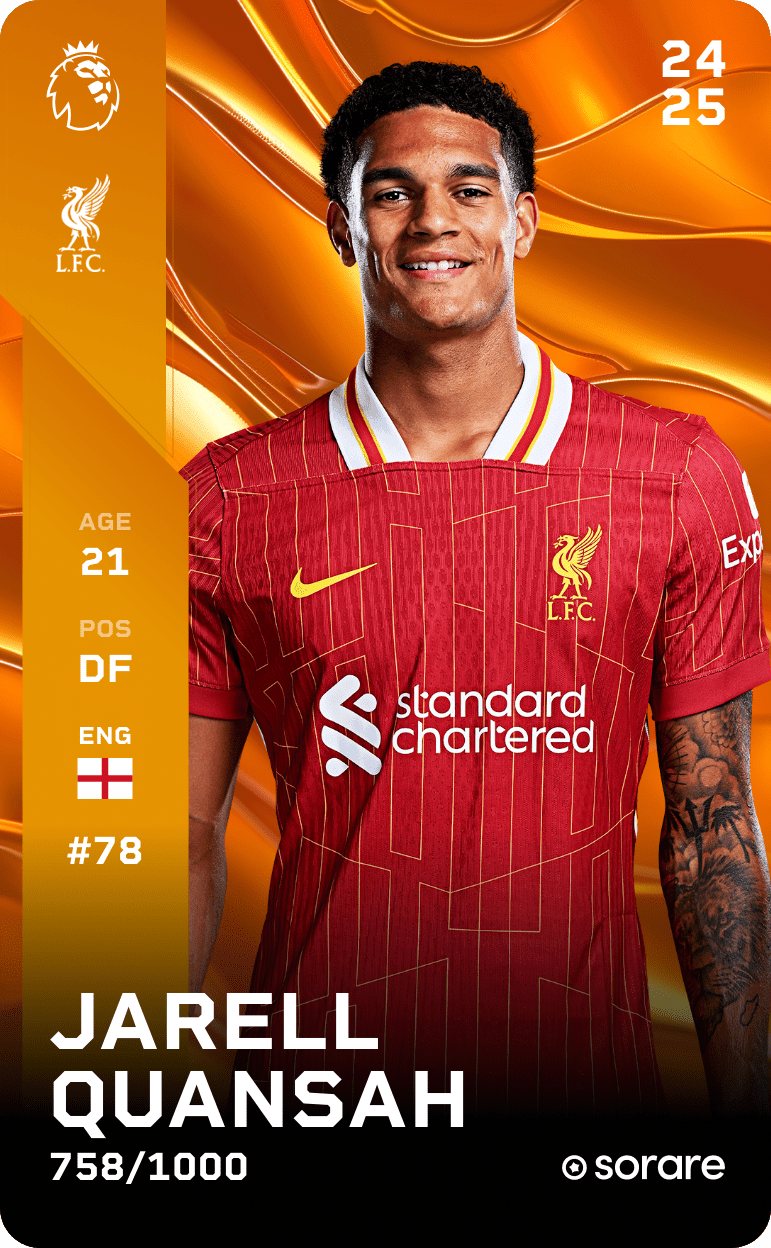 Jarell Quansah 2024-25 • Limited 758/1000