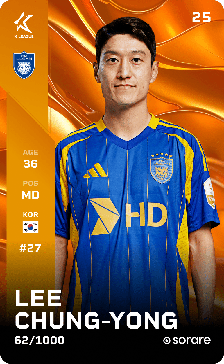 Lee Chung-Yong 2025-26 • Limited 62/1000