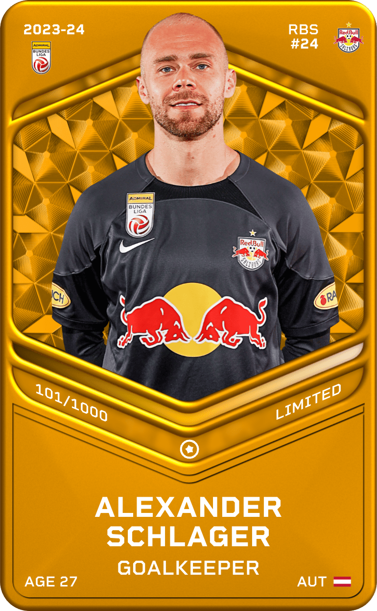 Alexander Schlager 2023-24 • Limited 101/1000