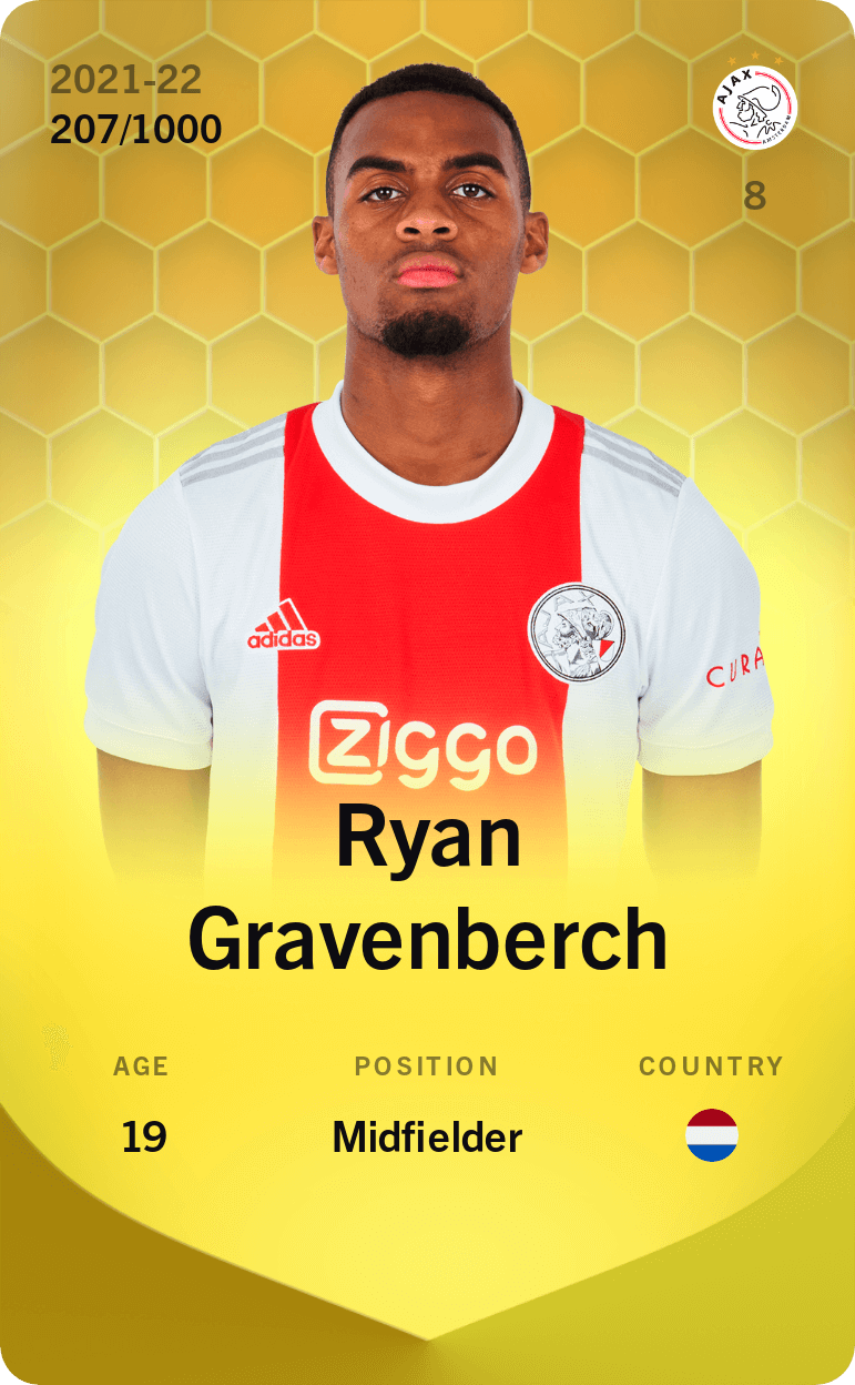 Ryan Gravenberch 2021-22 • Limited 207/1000