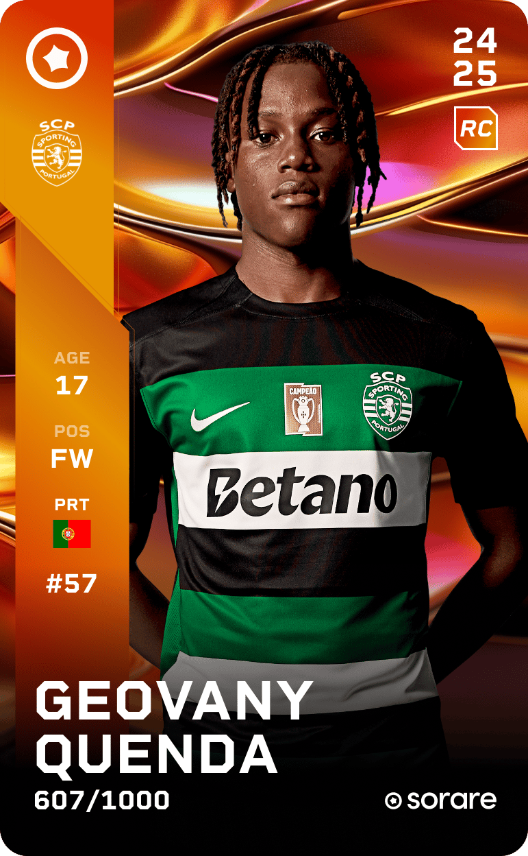 Geovany Quenda 2024-25 • Limited 607/1000