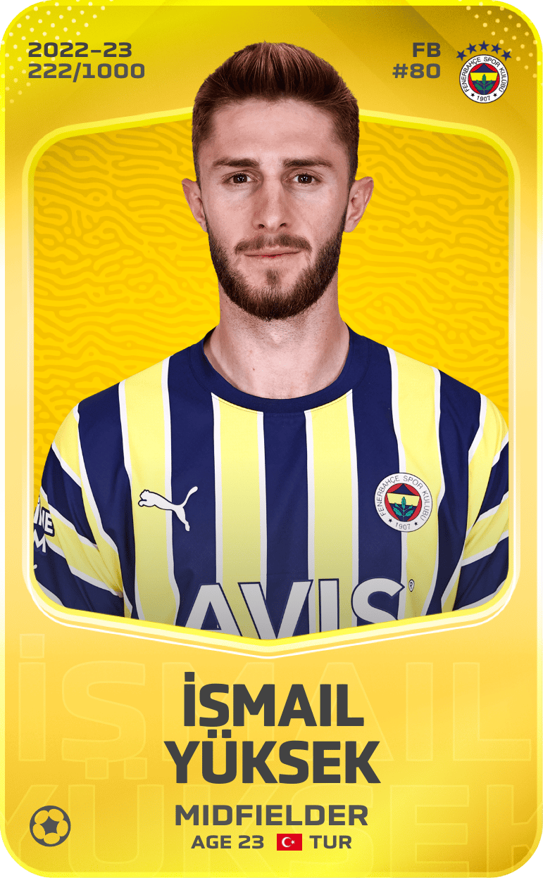 İsmail Yüksek 2022-23 • Limited 222/1000