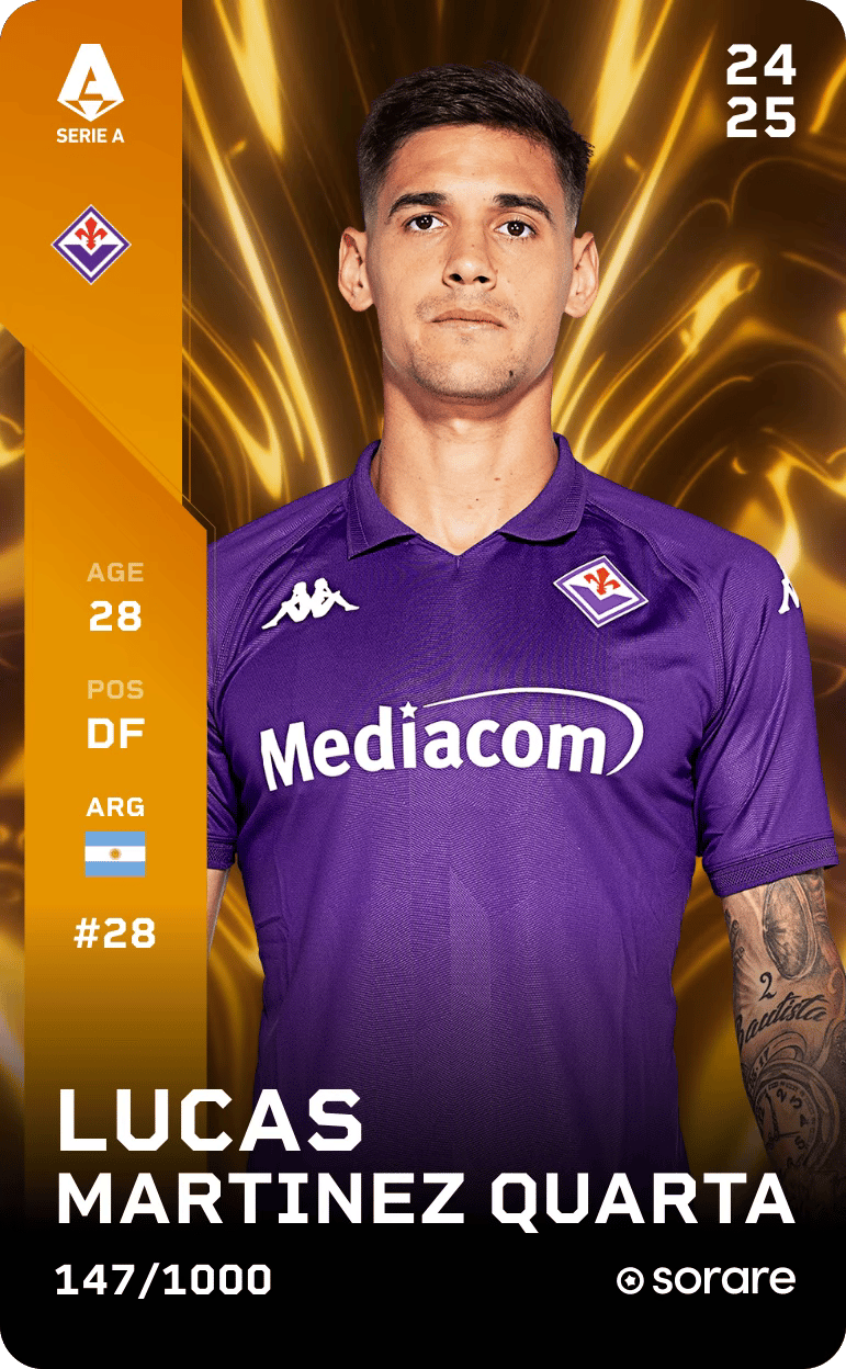 Lucas Martinez Quarta 2024-25 • Limited 147/1000