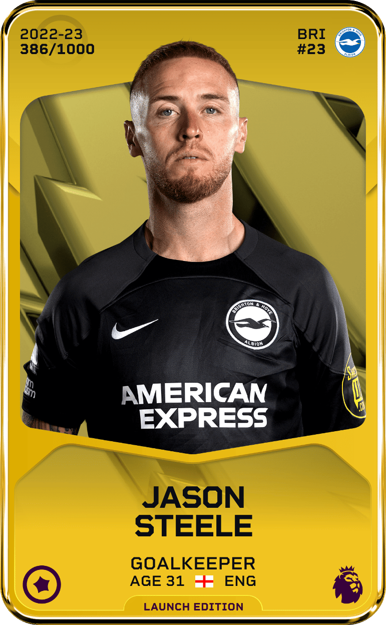 Jason Steele 2022-23 • Limited 386/1000