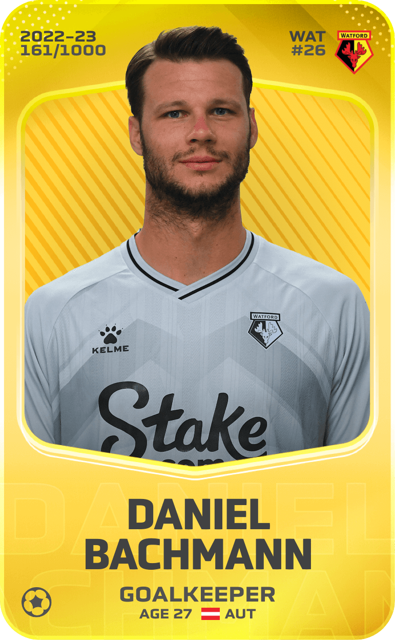 Daniel Bachmann 2022-23 • Limited 161/1000