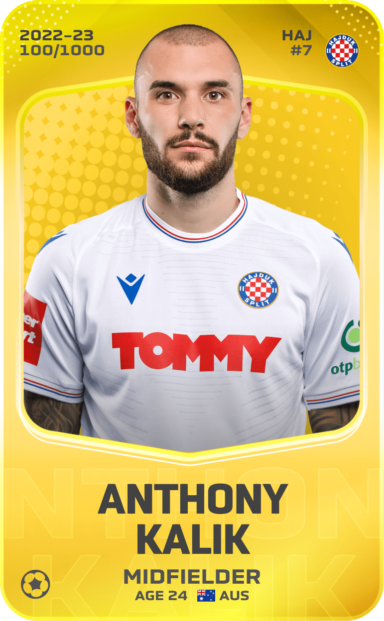 Anthony Kalik 2022-23 • Limited 100/1000