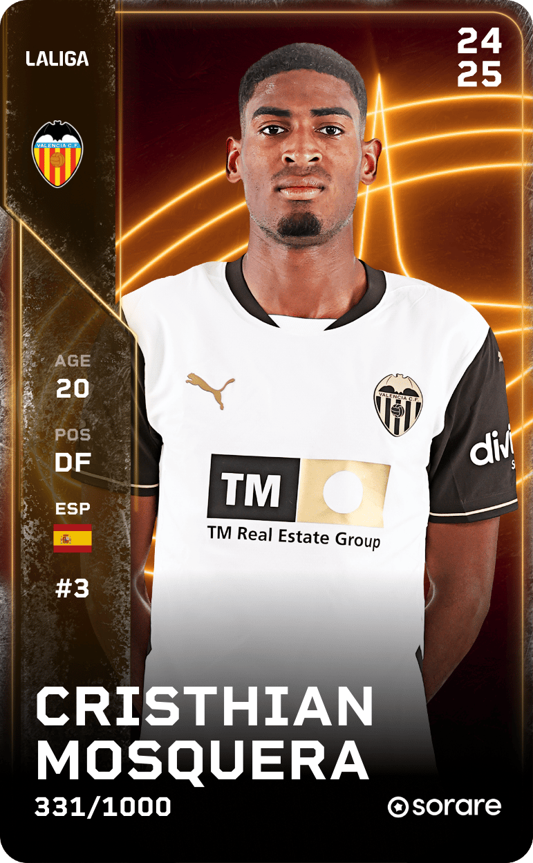 Cristhian Mosquera 2024-25 • Limited 331/1000