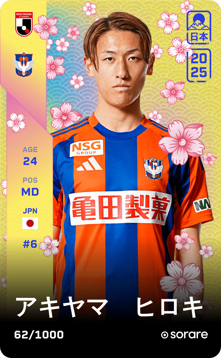Hiroki Akiyama 2025-26 • Limited 62/1000