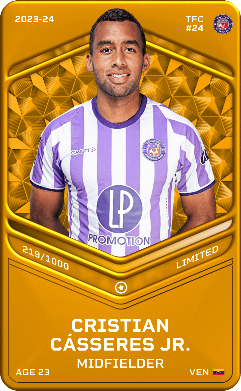 Cristian Cásseres Jr. 2023-24 • Limited 219/1000