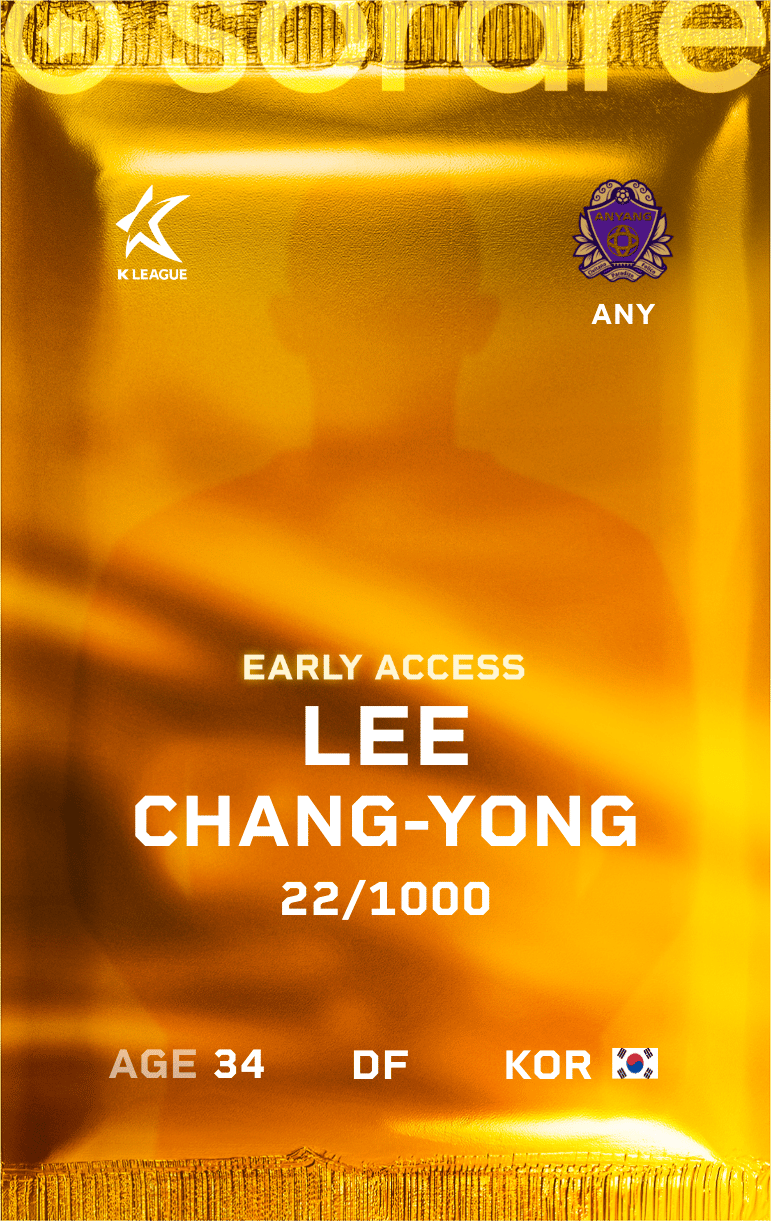 Lee Chang-Yong 2025-26 • Limited 22/1000