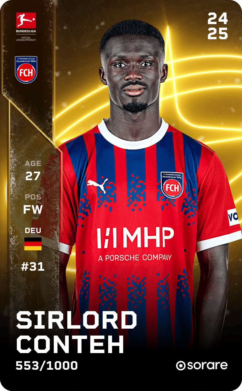 Sirlord Conteh 2024-25 • Limited 553/1000