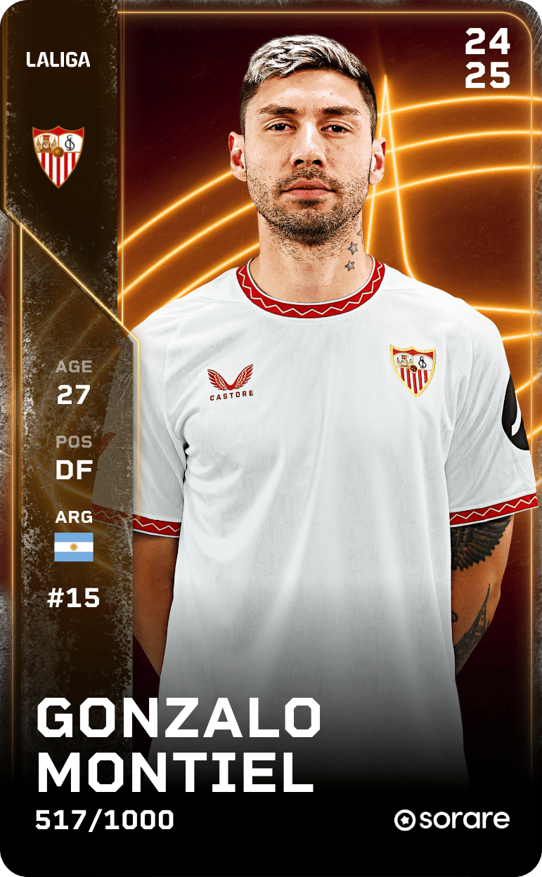 Gonzalo Montiel 2024-25 • Limited 517/1000