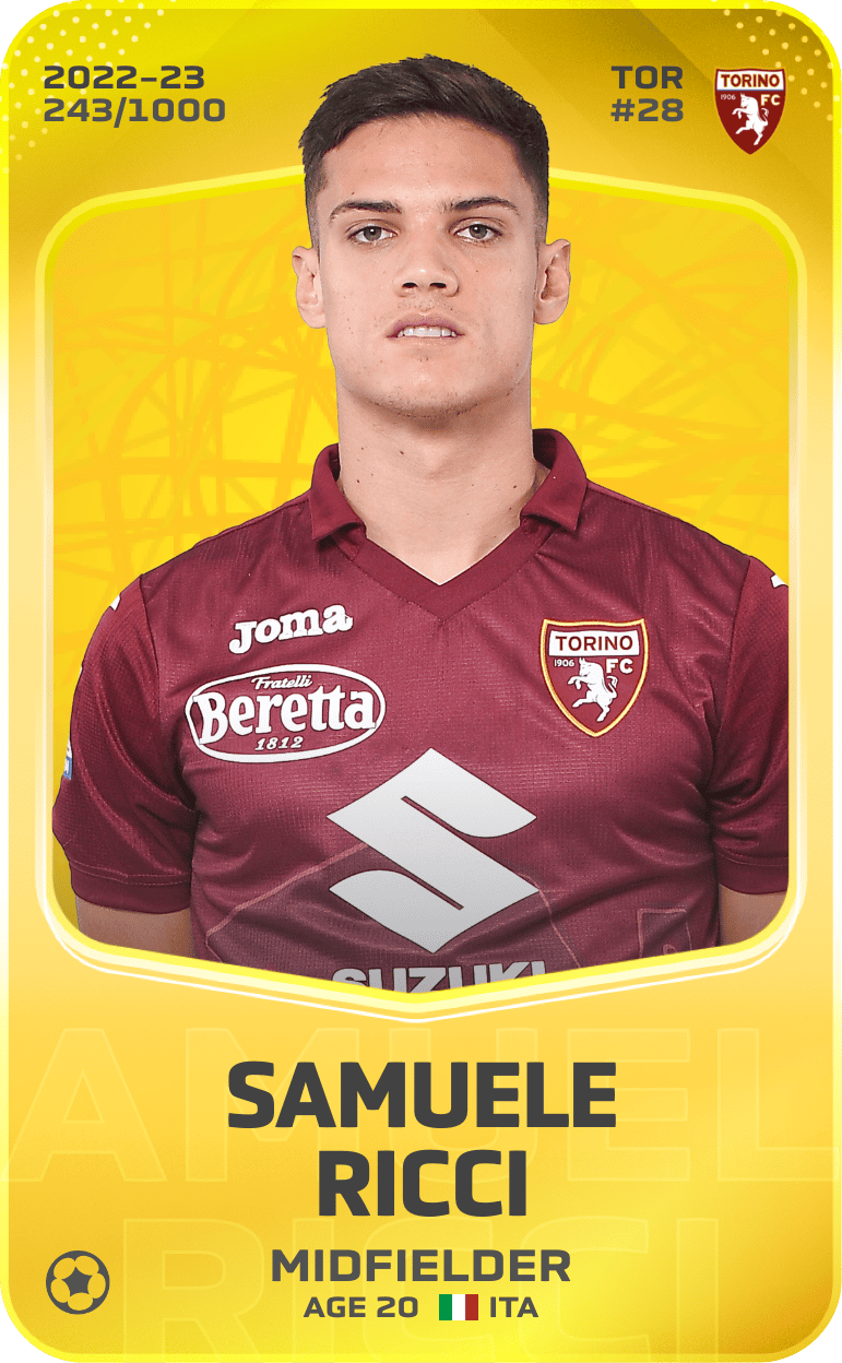 Samuele Ricci 2022-23 • Limited 243/1000
