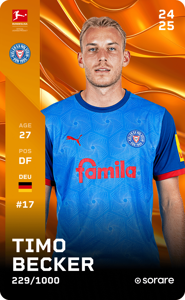 Timo Becker 2024-25 • Limited 229/1000