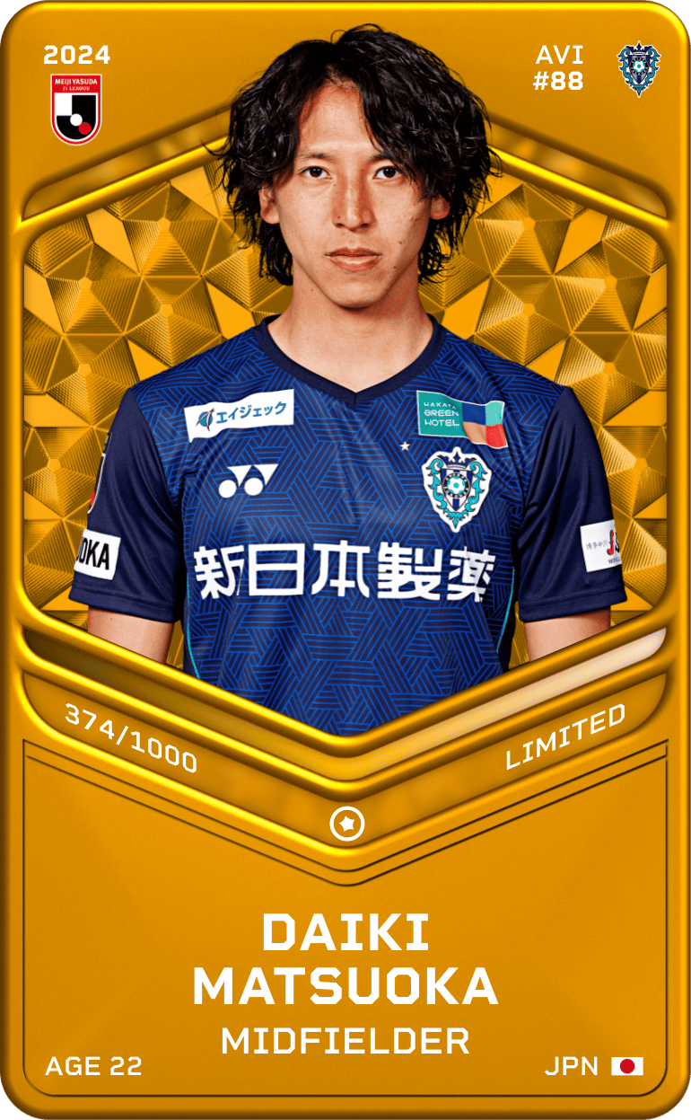 Daiki Matsuoka 2024-25 • Limited 374/1000