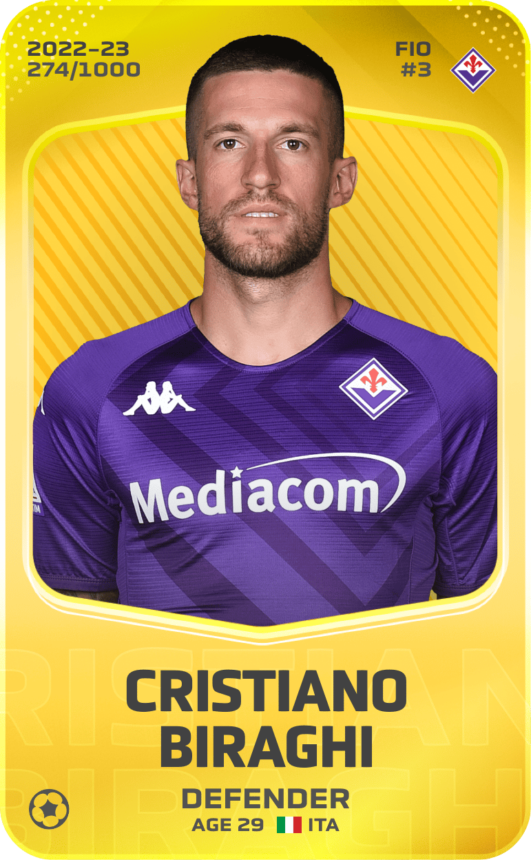 Cristiano Biraghi 2022-23 • Limited 274/1000