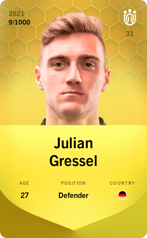 Julian Gressel 2021-22 • Limited 9/1000