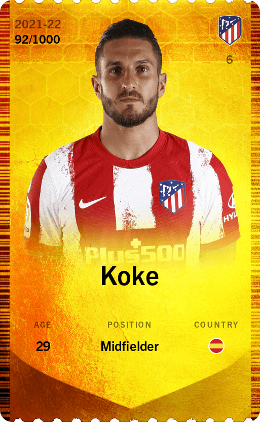 Koke 2021-22 • Limited 92/1000