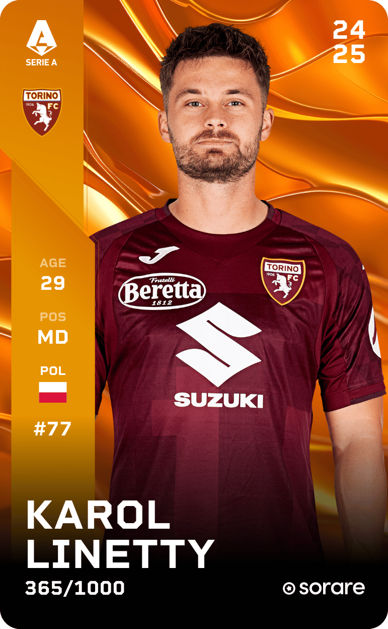 Karol Linetty 2024-25 • Limited 365/1000