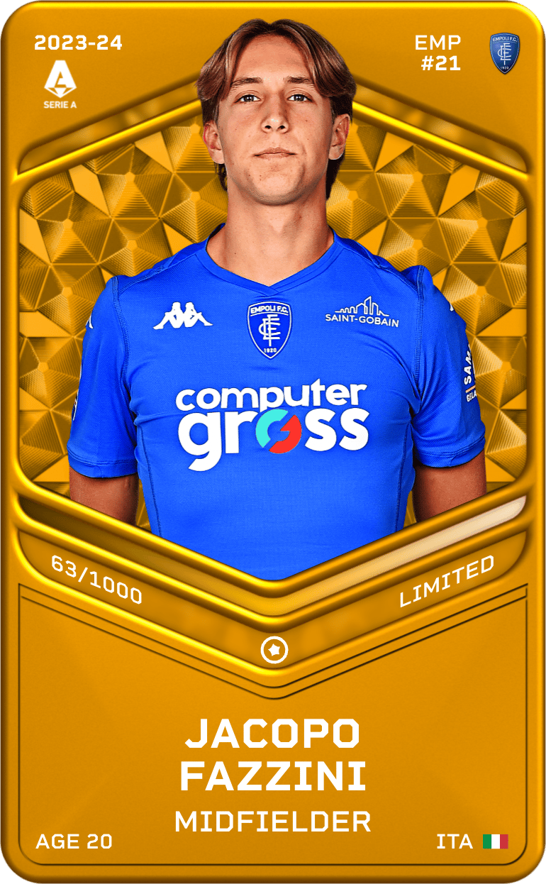 Jacopo Fazzini 2023-24 • Limited 63/1000