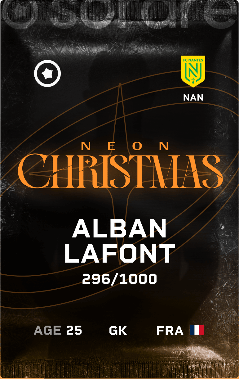 Alban Lafont 2024-25 • Limited 296/1000