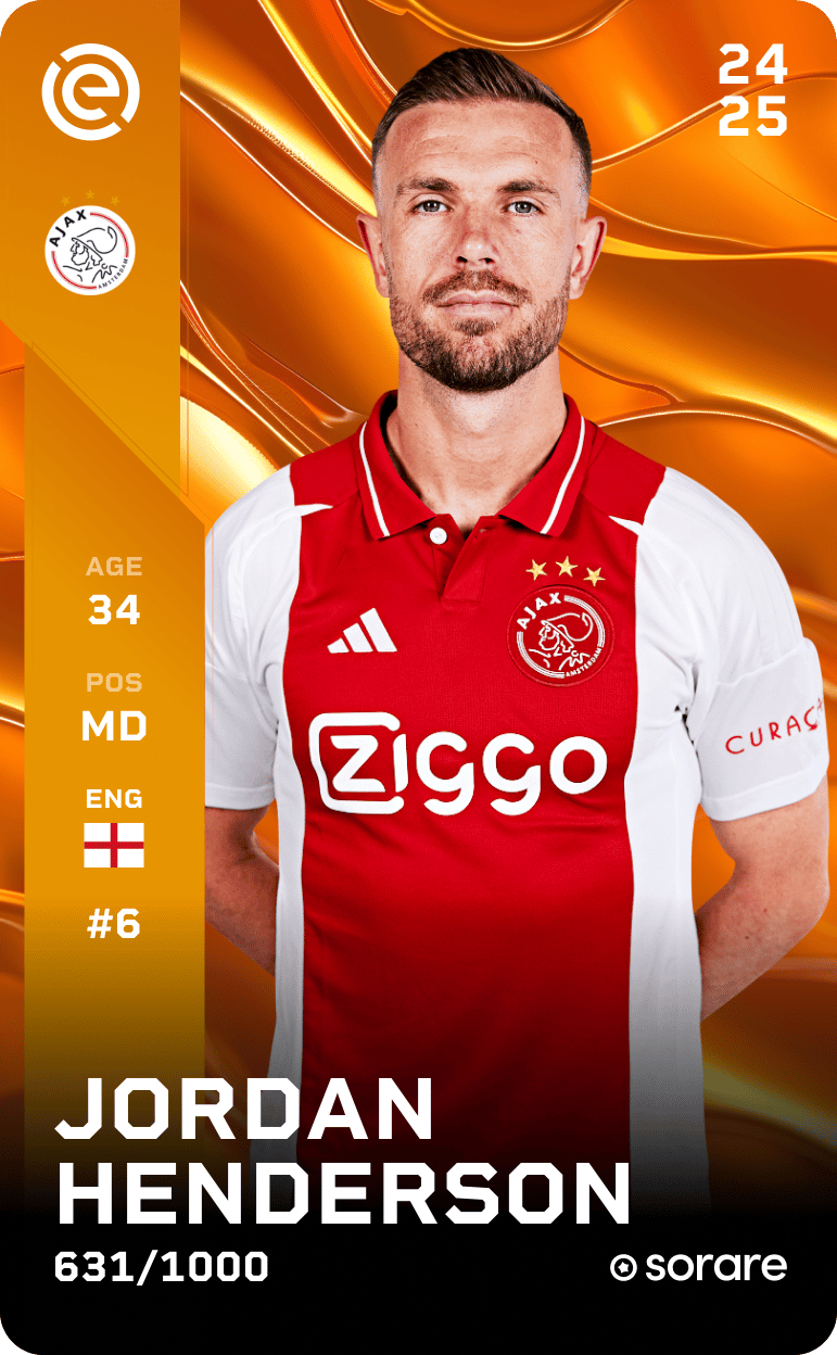 Jordan Henderson 2024-25 • Limited 631/1000