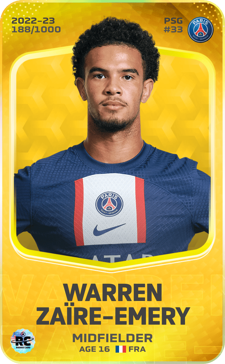 Warren Zaïre-Emery 2022-23 • Limited 188/1000