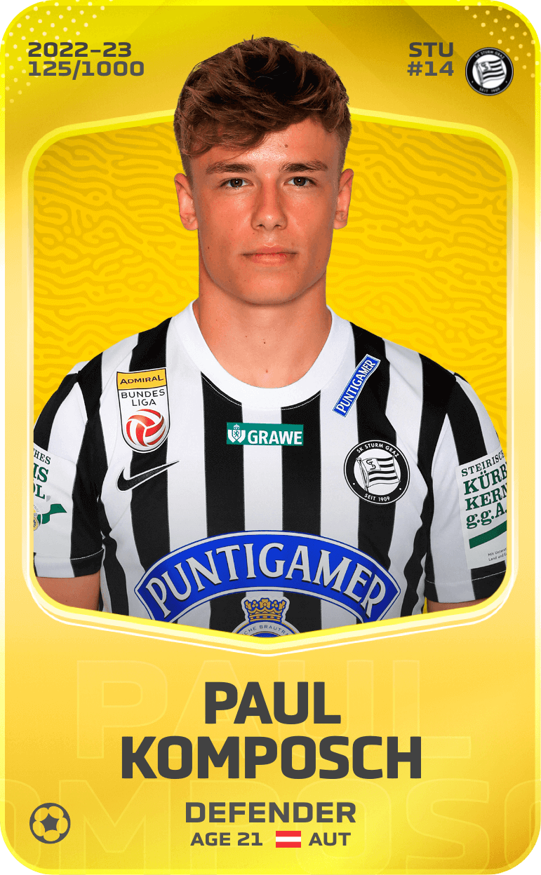Paul Komposch 2022-23 • Limited 125/1000