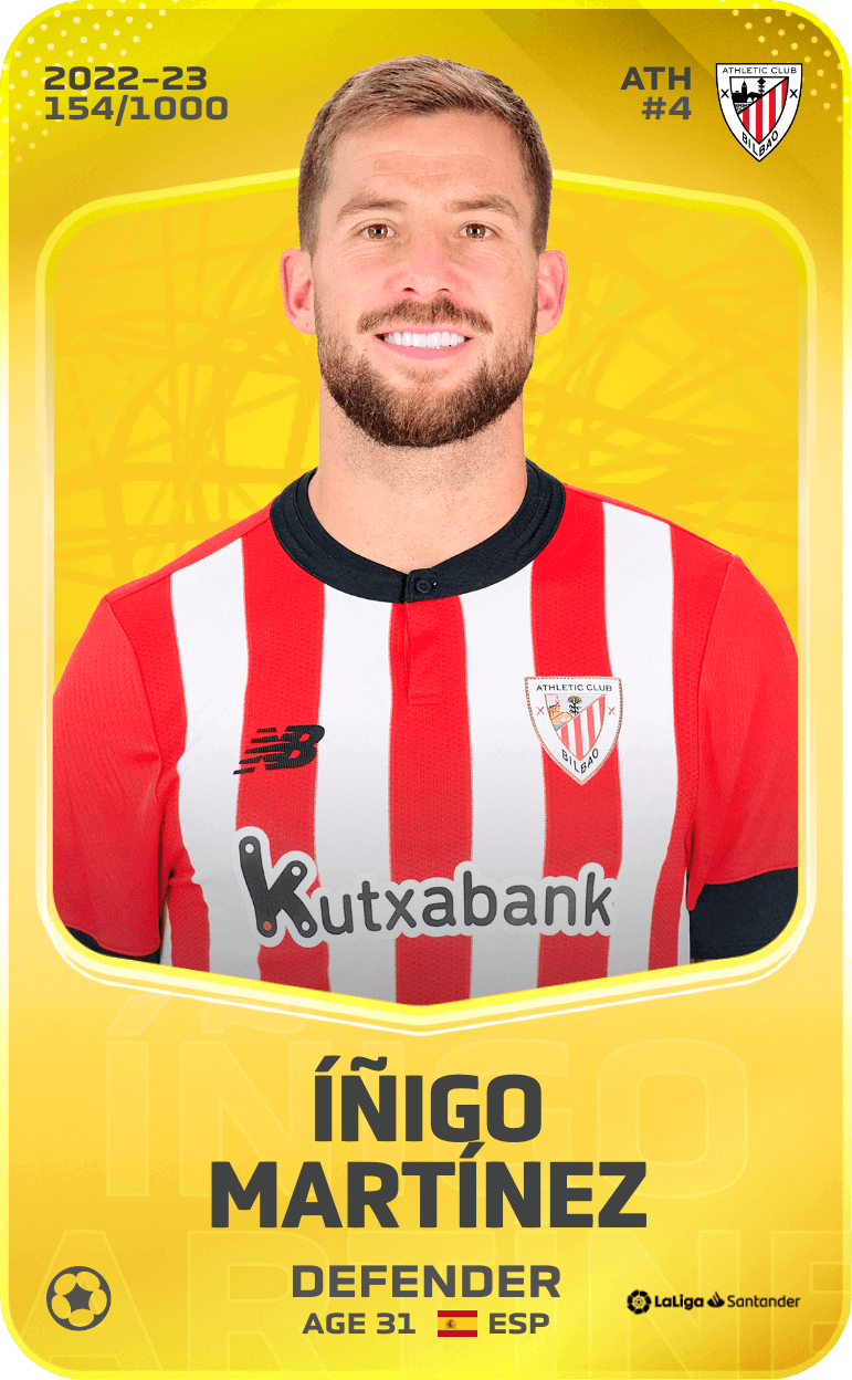 Íñigo Martínez 2022-23 • Limited 154/1000