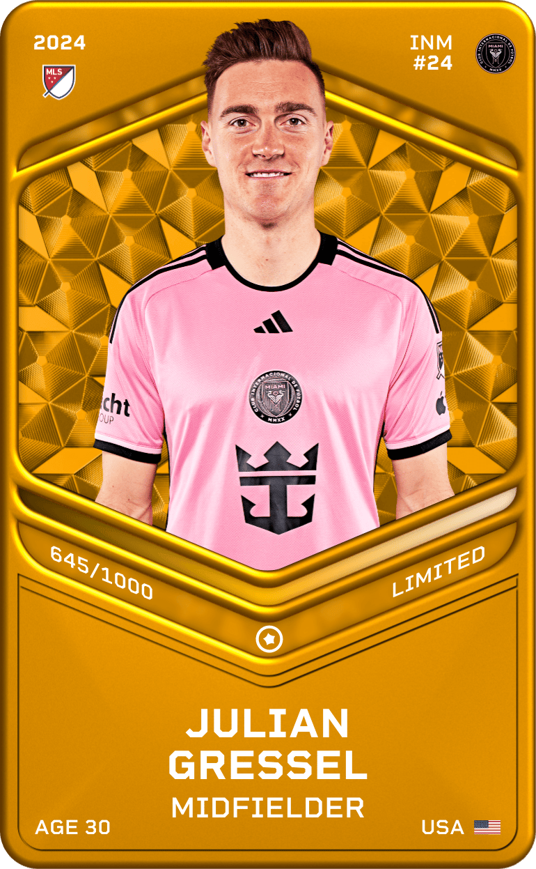 Julian Gressel 2024-25 • Limited 645/1000