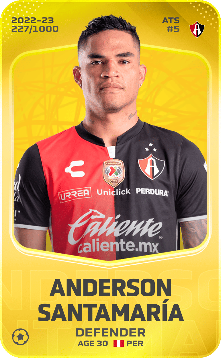 Anderson Santamaría 2022-23 • Limited 227/1000