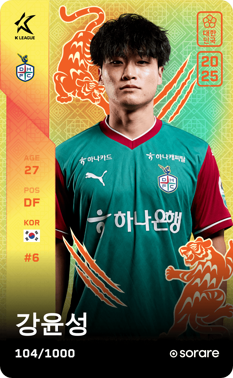 Kang Yoon-Sung 2025-26 • Limited 104/1000