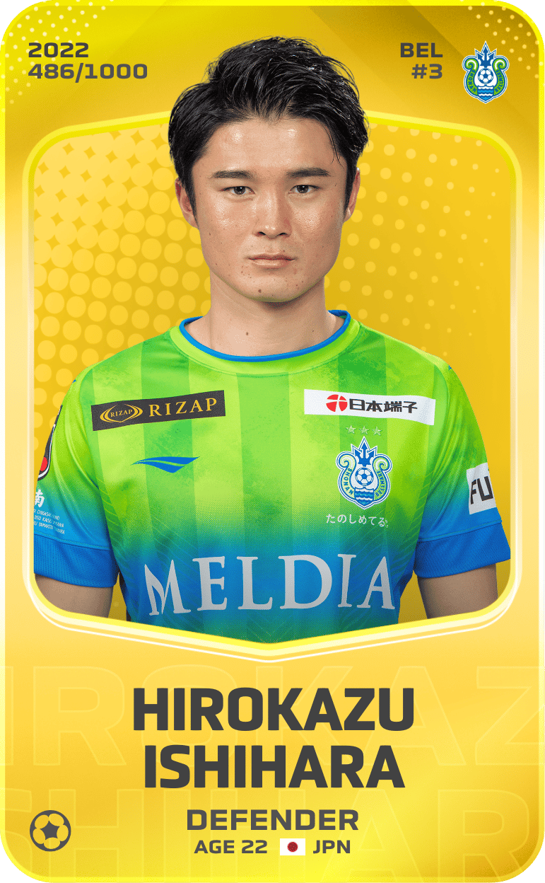 Hirokazu Ishihara 2022-23 • Limited 486/1000