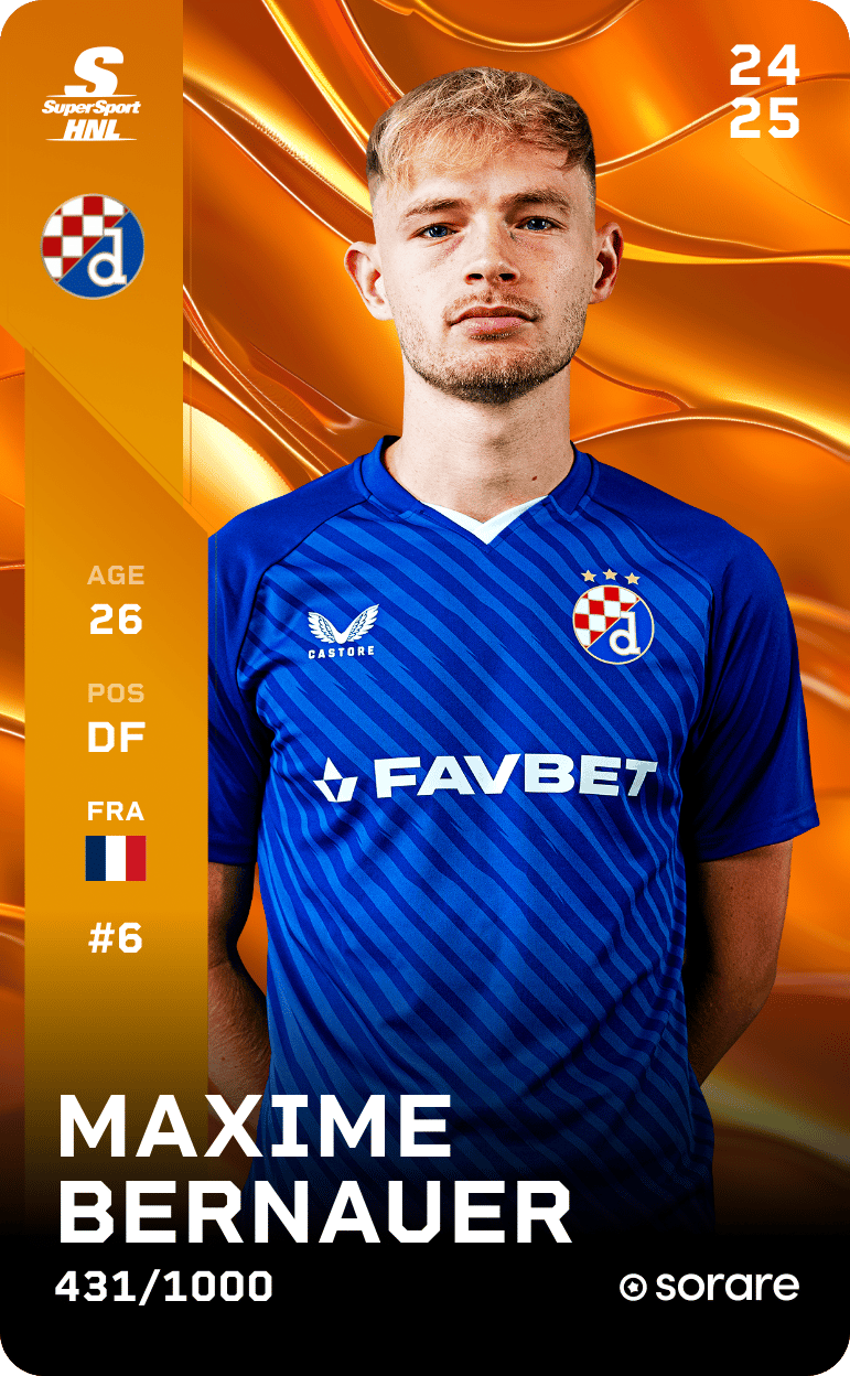 Maxime Bernauer 2024-25 • Limited 431/1000