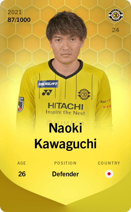 Naoki Kawaguchi 2021-22 • Limited 87/1000