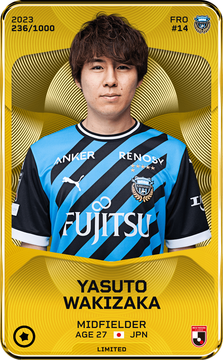 Yasuto Wakizaka 2023-24 • Limited 236/1000
