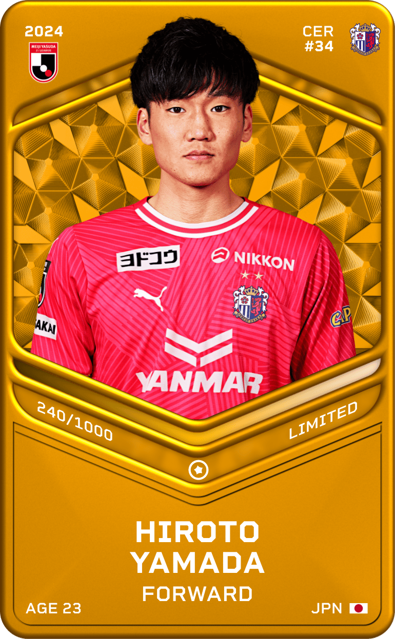 Hiroto Yamada 2024-25 • Limited 240/1000