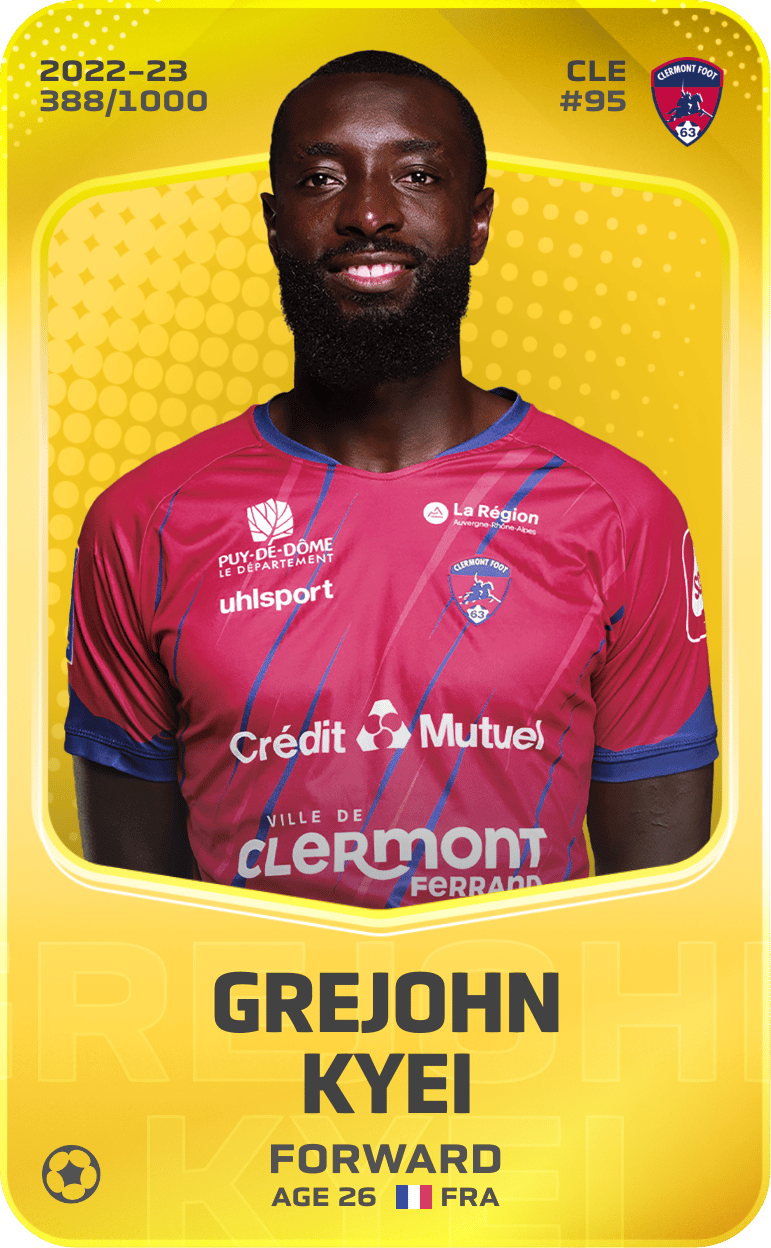 Grejohn Kyei 2022-23 • Limited 388/1000