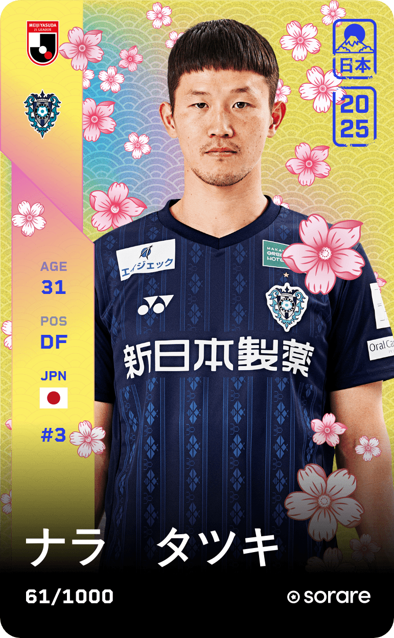Tatsuki Nara 2025-26 • Limited 61/1000