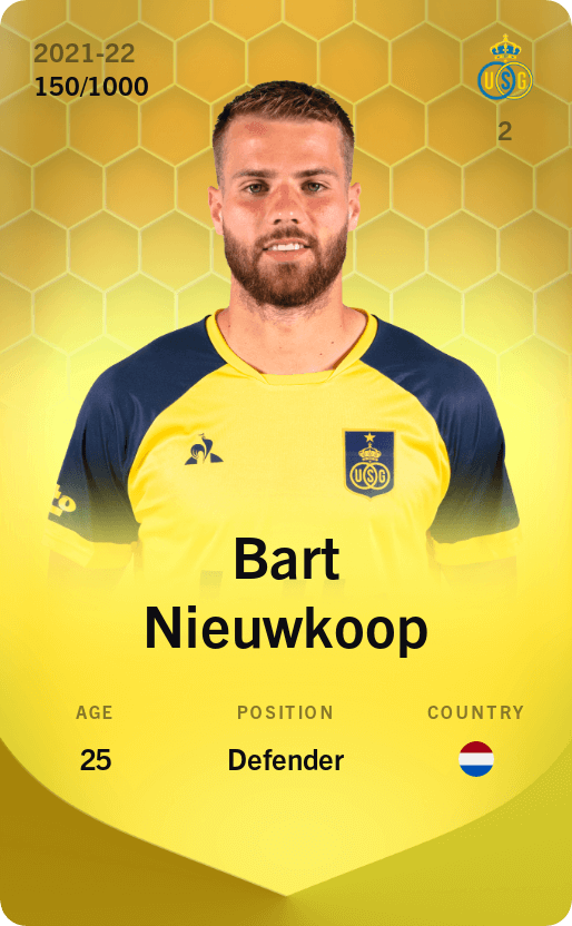 Bart Nieuwkoop 2021-22 • Limited 150/1000