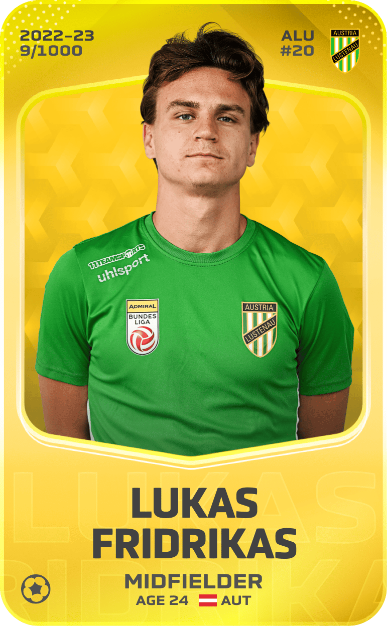 Lukas Fridrikas 2022-23 • Limited 9/1000
