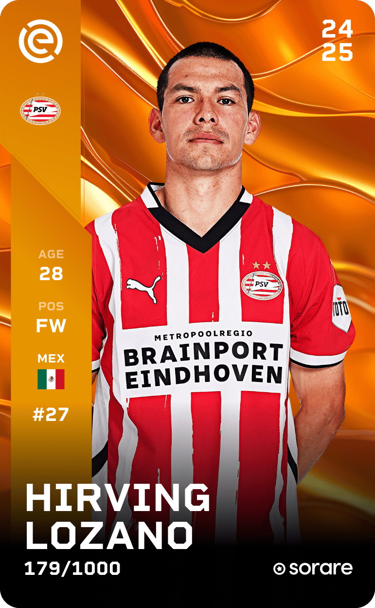 Hirving Lozano 2024-25 • Limited 179/1000