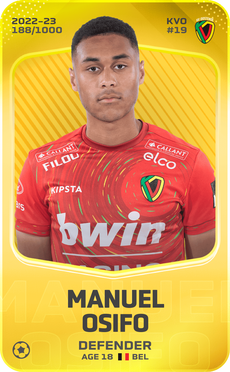Manuel Osifo 2022-23 • Limited 188/1000